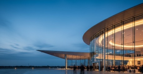 Event venue with security coverage