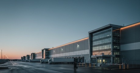 Industrial facility with security monitoring