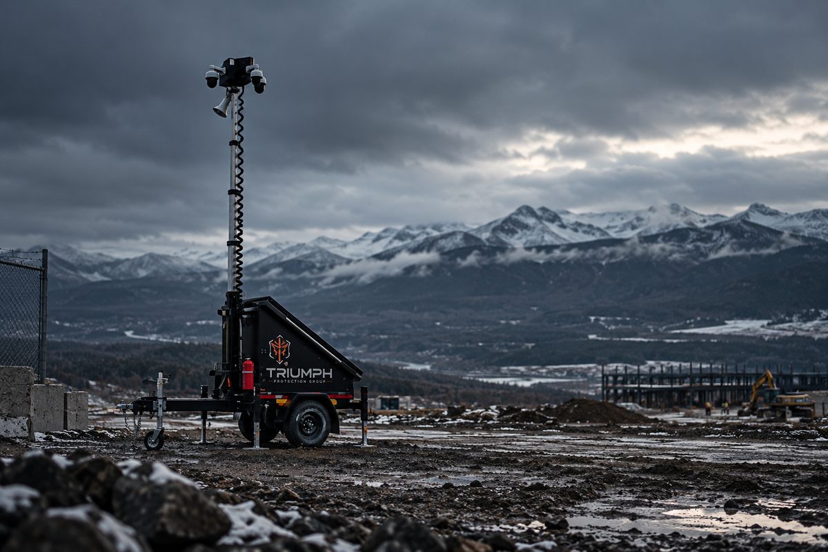 Triumph Watchtower unit at a snowy mountain site